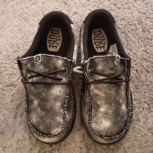 Hey Dude Wally Youth Galaxy Slip-on Shoes Boys Toddler Size 13 PRE-OWNED